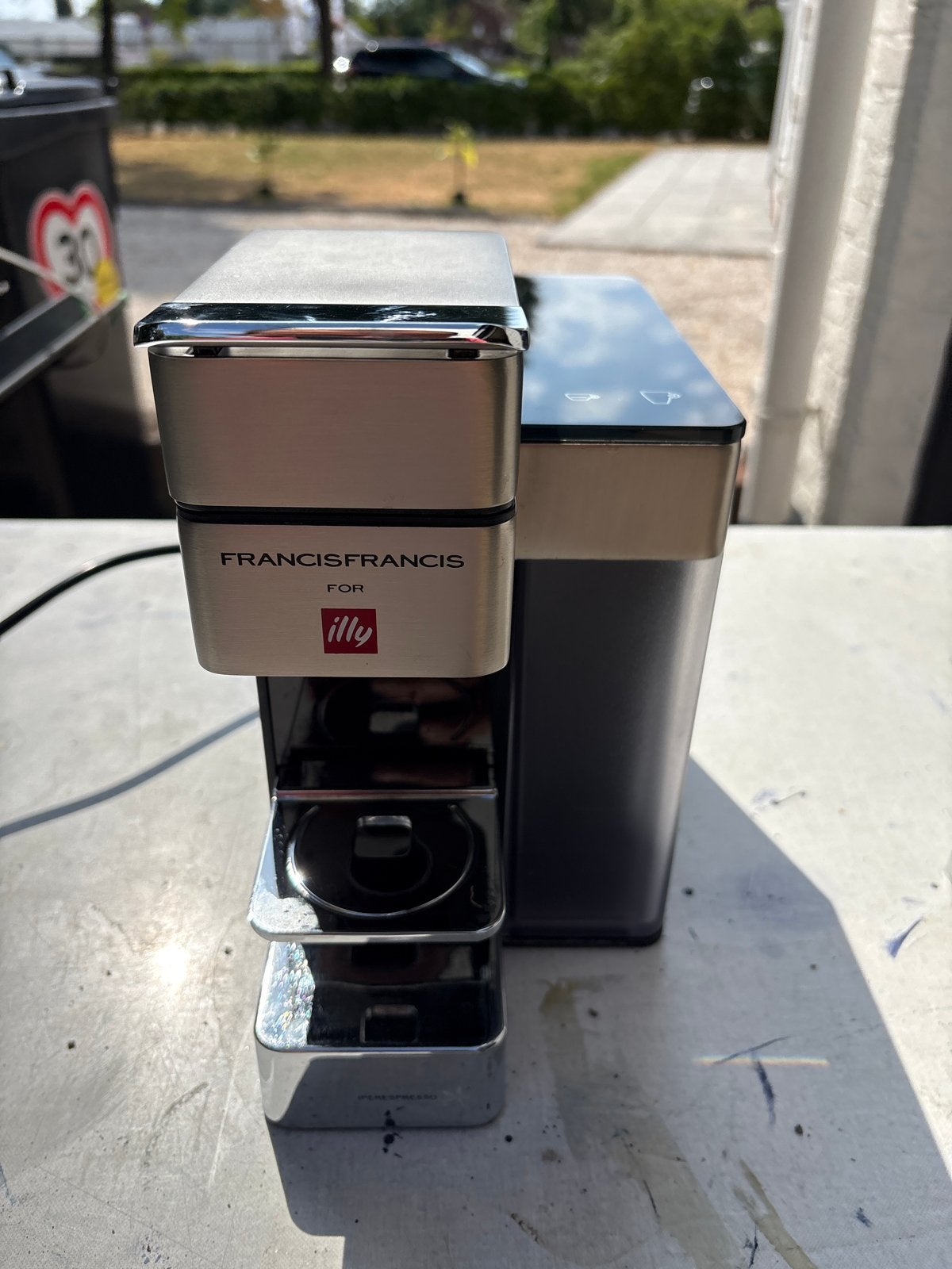 FrancisFrancis for illy Y5 E&C (DUO) espressomachine, Ophalen, Espresso apparaat, Zo goed als nieuw, 1 kopje