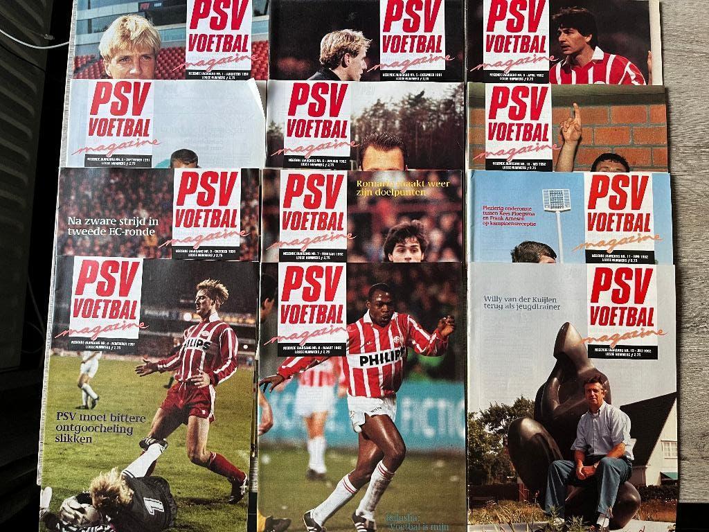 Jaargang 9 PSV Voetbal Seizoen 1991 - 1992 12 stuks, Ophalen of Verzenden, Zo goed als nieuw, PSV, Boek of Tijdschrift