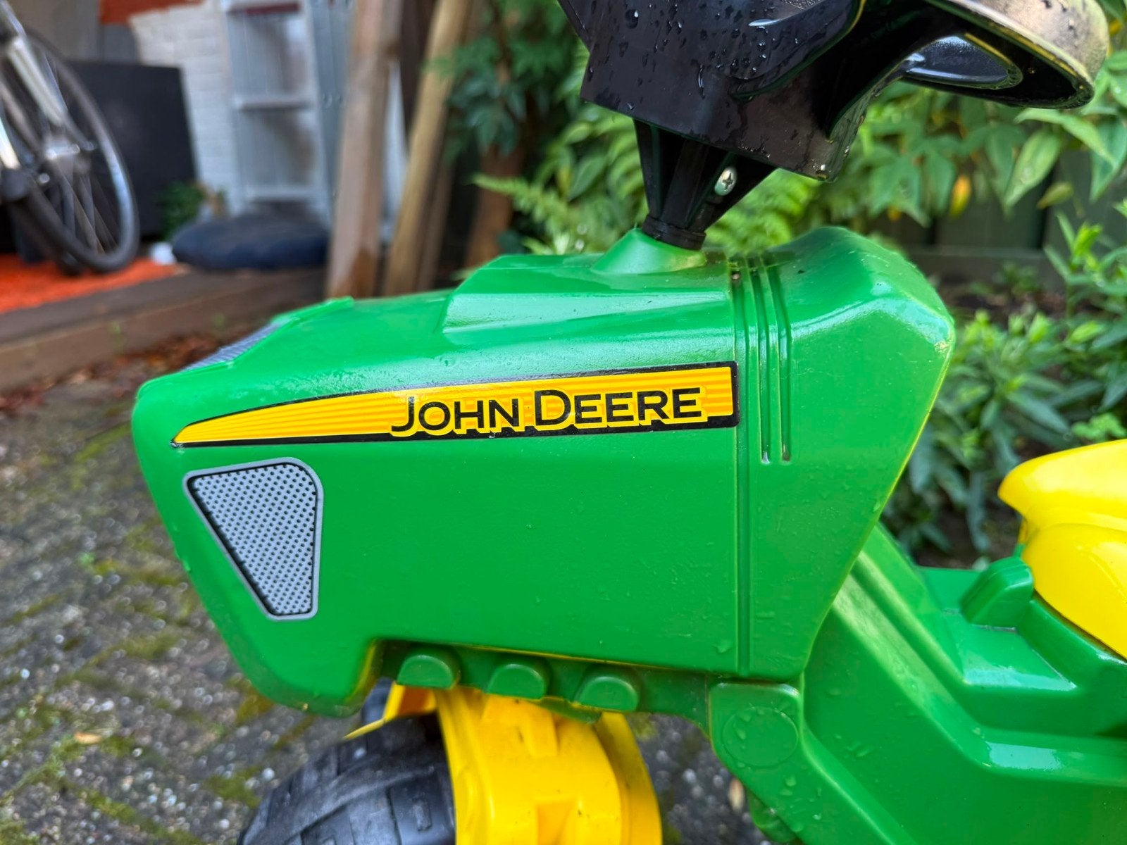 John Deere traptractor met aanhanger, Ophalen, Gebruikt, Trapvoertuig
