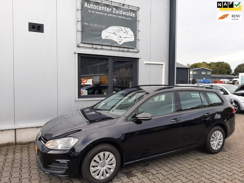 Volkswagen Golf Variant 1.2 TSI Trendline apk 2-2027, Auto's, Volkswagen, Voorwielaandrijving, Euro 5, Gebruikt, Zwart