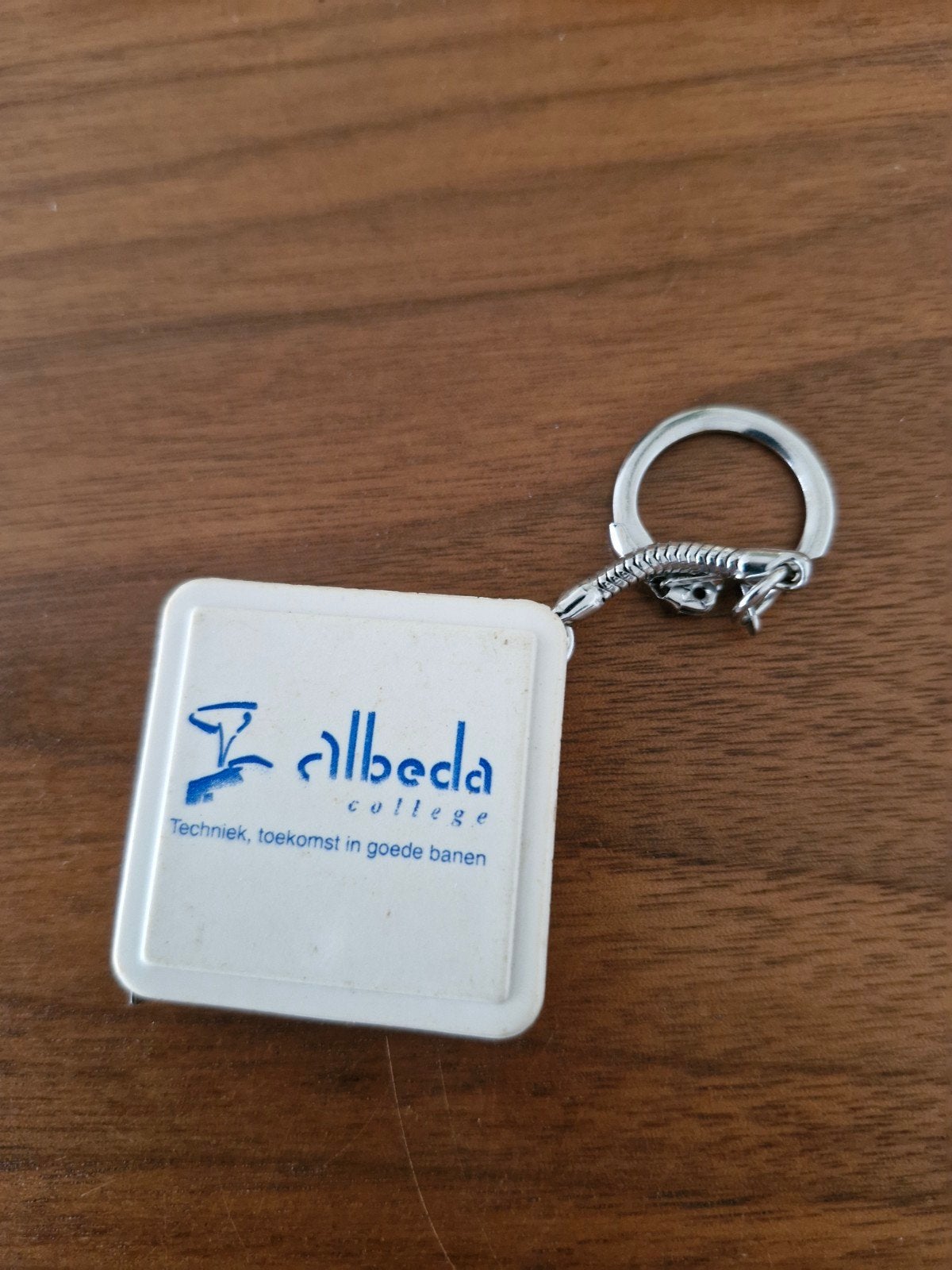 Handige Rolmaat met Albeda College Logo - Sleutelhanger, Ophalen of Verzenden, Gebruikt