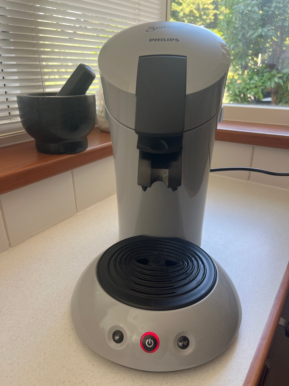 Philips Senseo Original koffiezetapparaat - Grijs, Ophalen, Koffiemachine, Zo goed als nieuw, 1 kopje