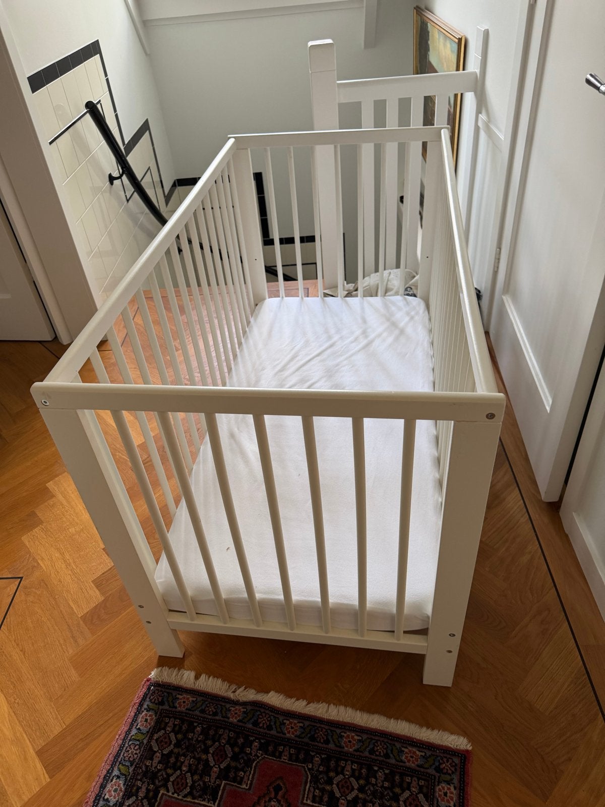 Ikea Ledikant met matras, Ophalen, Gebruikt, Ledikant