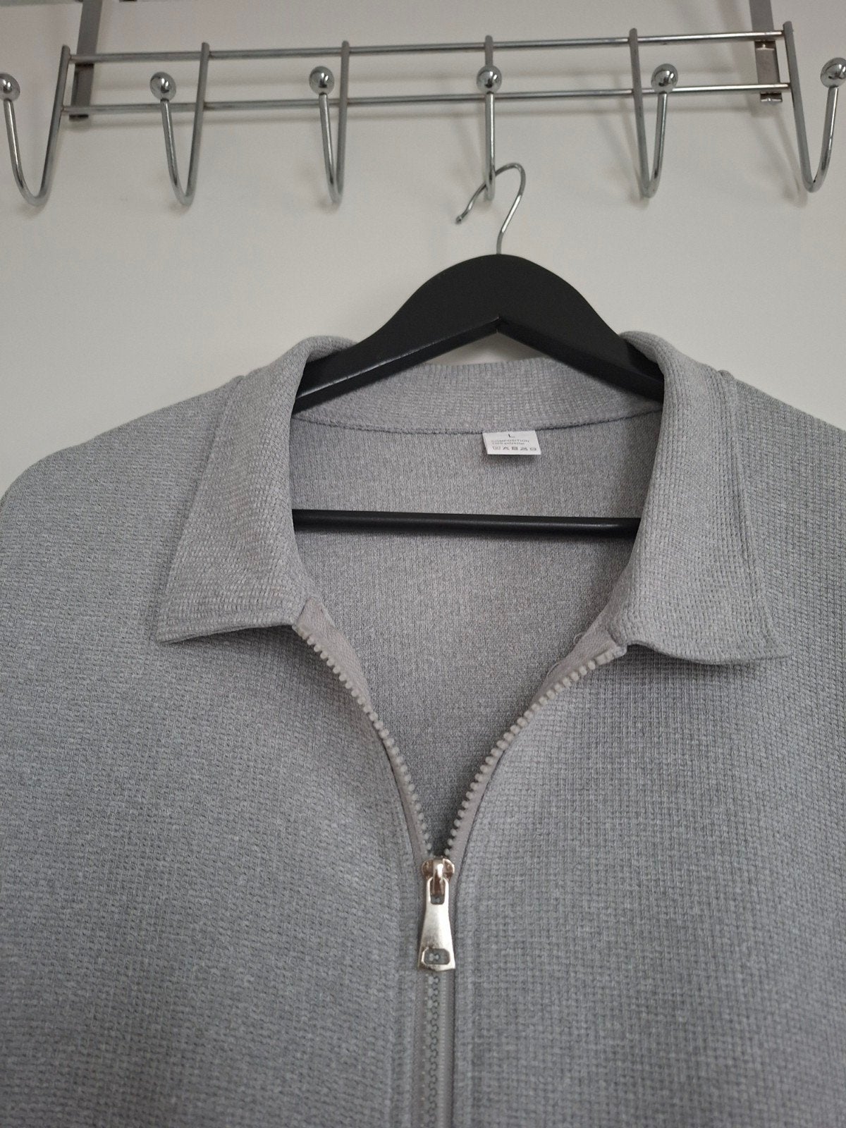 Grijs vest Jasje mt L, Kleding | Heren, Ophalen of Verzenden, Nieuw, Maat 52/54 (L), Grijs