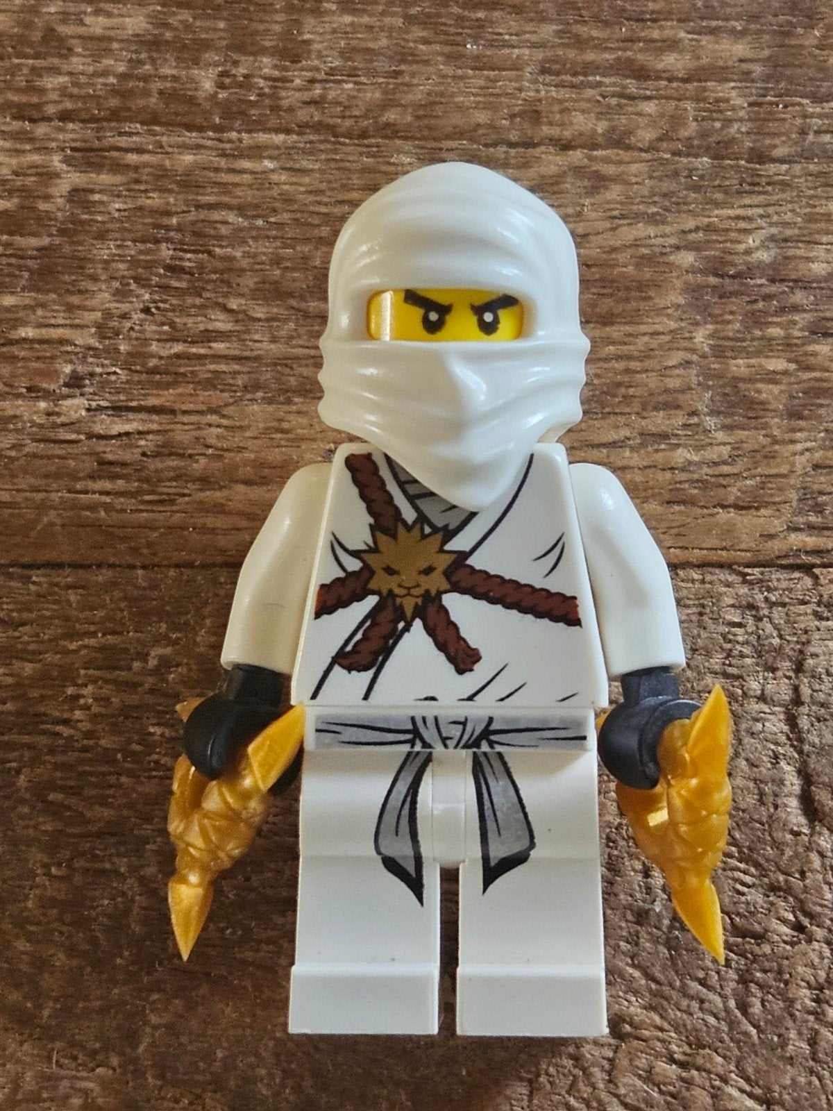 LEGO Ninjago Zane Minifiguur met wapens