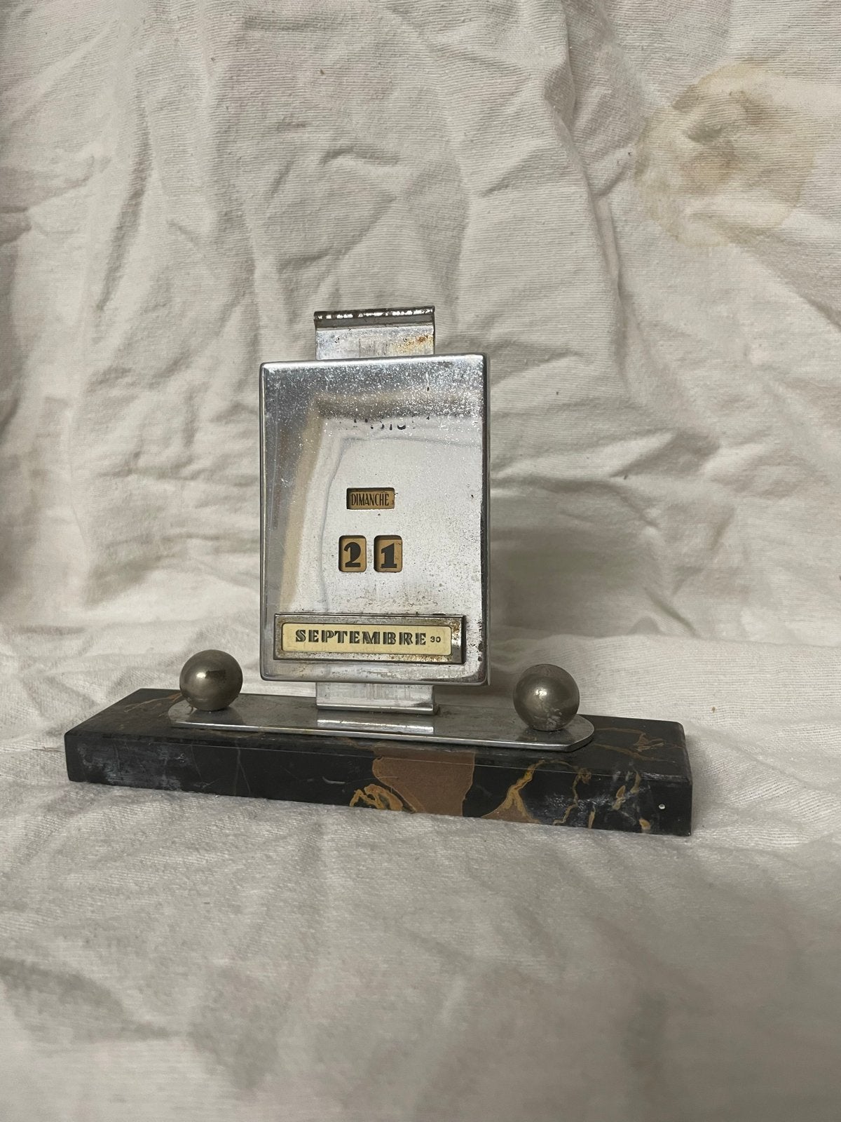 Art Deco Eeuwig durende kalender, Ophalen of Verzenden