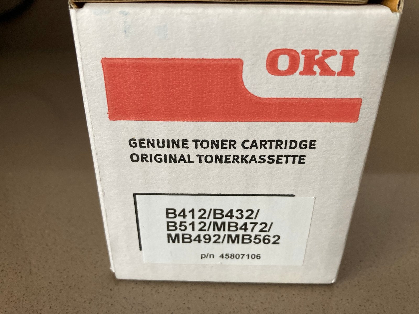 Nieuwe Oki toner cartridge (p/n 45807106), Ophalen, Nieuw