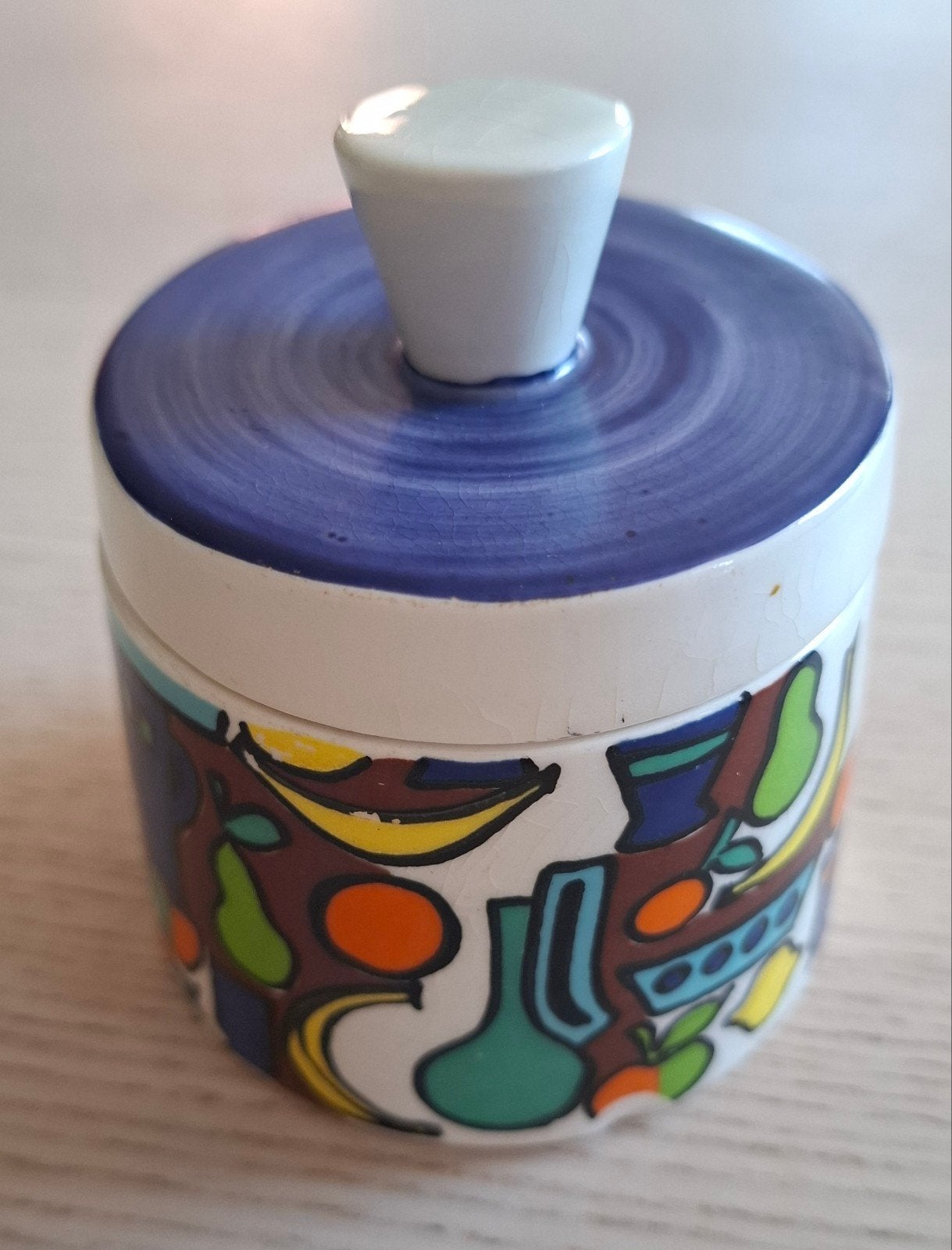 Vintage W. Goebel 1963 - klein voorraadpotje, Ophalen of Verzenden, Gebruikt, Overige stijlen, Overige typen
