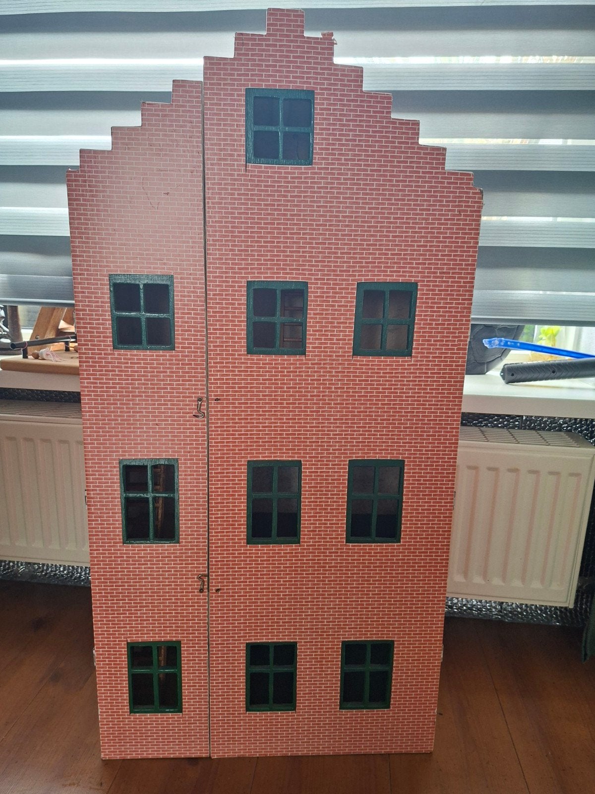 Vintage Poppenhuis met Meubels - Compleet en Charmant, Verzamelen, Ophalen, Gebruikt