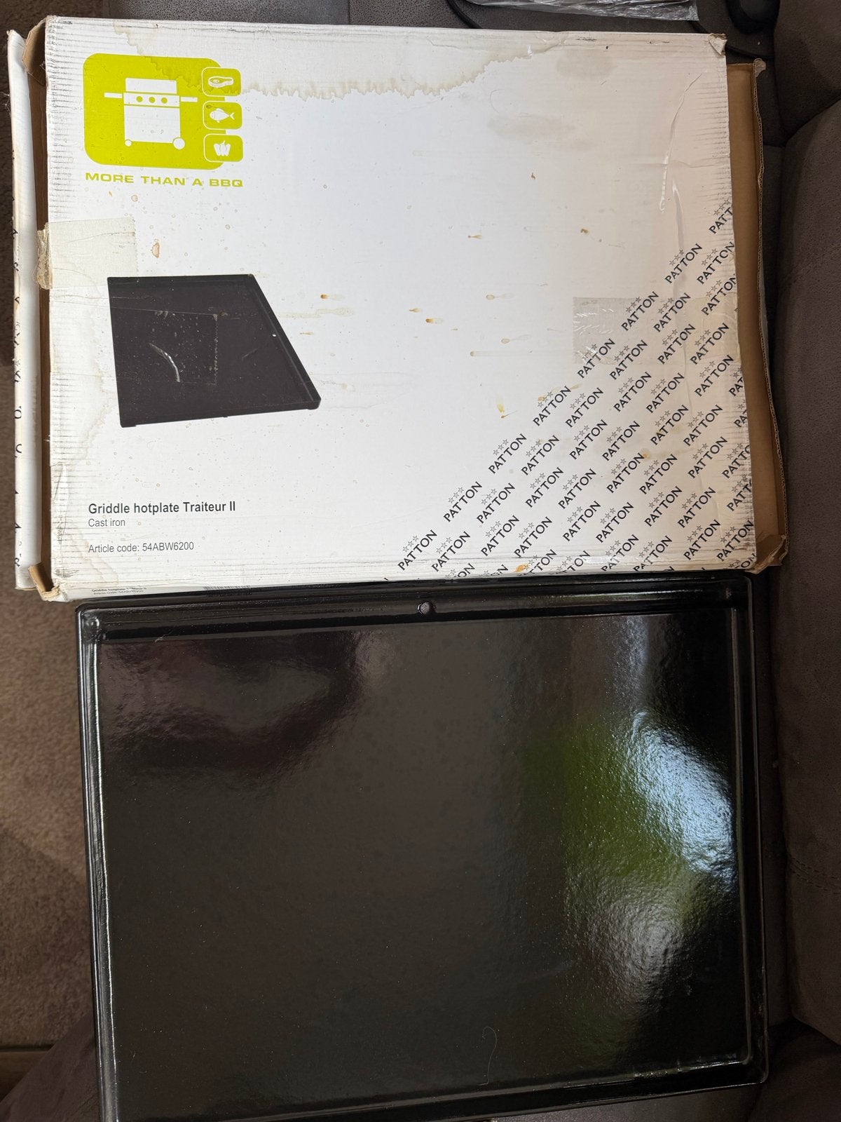 Patton Griddle Hotplate Traiteur II - Gietijzeren Grillplaat, Ophalen, Nieuw, Tafelgrill