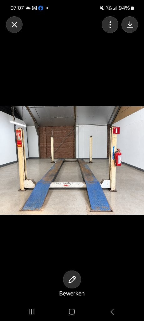 Hefbrug 4 kolommer, Auto diversen, Ophalen, Gebruikt