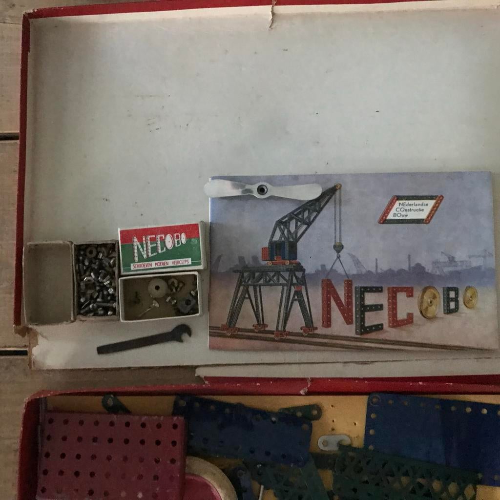 Necobo bouwdozen, lijken op Meccano, Ophalen of Verzenden, Gebruikt