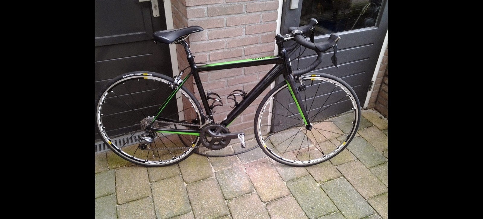 Xeon RS Racefiets Groen Zwart 7005/T6, 28 inch, Gebruikt, Velgrem, Meer dan 20 versnellingen