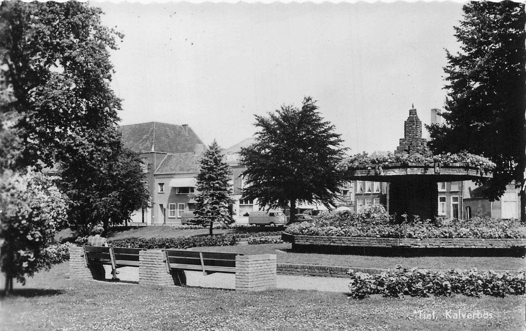 Tiel - Kalverbos (modern 1962), Ophalen of Verzenden, 1960 tot 1980, Gelopen, Gelderland