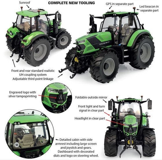 Deutz Fahr 6150.4 RV-SHIFT, Tractor of Landbouw, Nieuw, Ophalen of Verzenden, UH