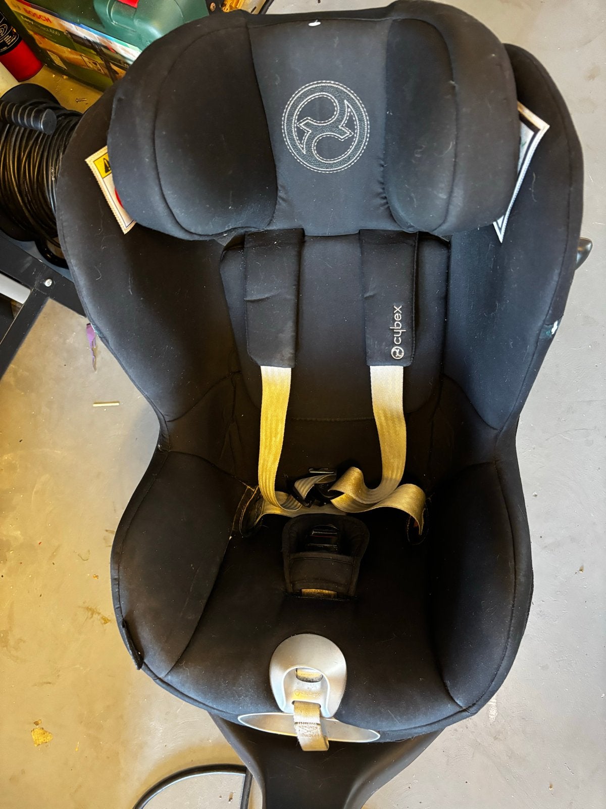 Cybex autostoel - Zwart, Autogordel of Isofix, 0 t/m 18 kg, Verstelbare rugleuning, Zo goed als nieuw