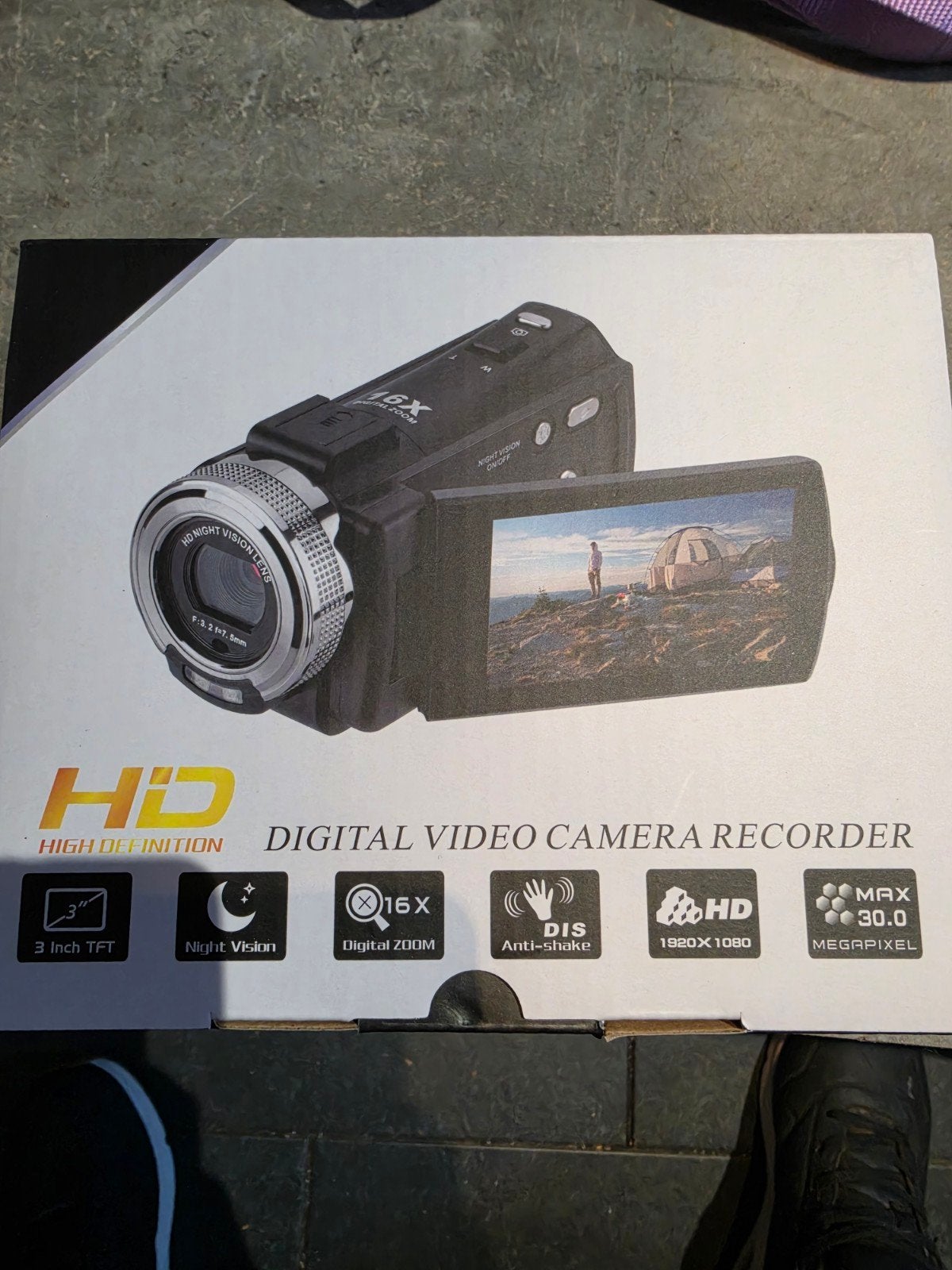 Nieuwe HD Digitale Video Camera Recorder 16x Zoom, Overige merken, Full HD, 20x of meer, Ophalen of Verzenden