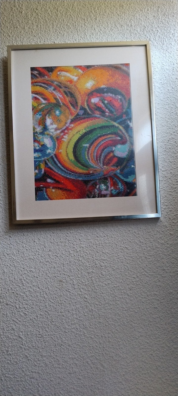 Kleurrijk Diamond Painting Kunstwerk in Lijst, Ophalen