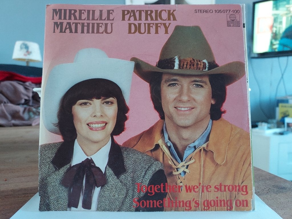 7" Single Mireille Mathieu & Patrick Duffy - Together We're, Gebruikt, 7 inch, Ophalen of Verzenden, Pop