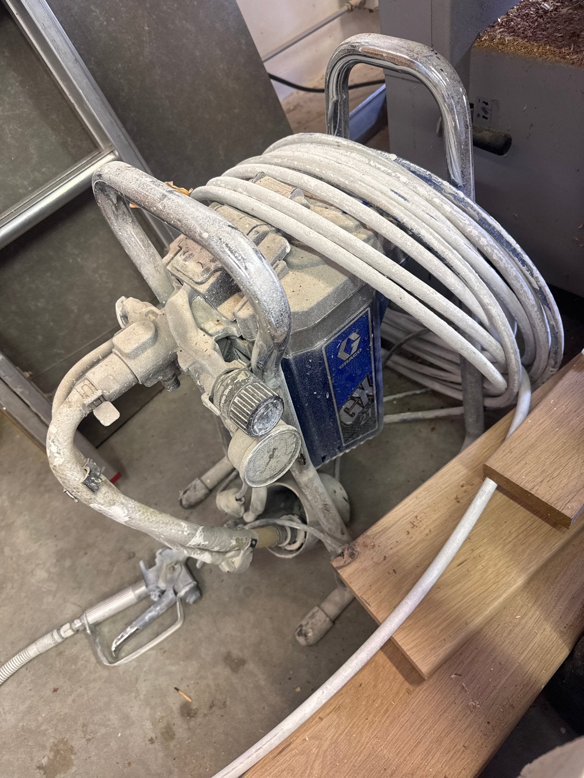 Graco GX 21 Verfspuit - Professionele Airless Spuit, Ophalen of Verzenden, Gebruikt, Verfspuit of Verfpomp