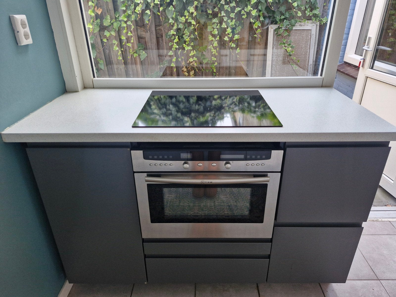 Keukenblok/ kookeiland, Huis en Inrichting, Keuken | Keukenelementen, Ophalen, Gebruikt, 100 tot 150 cm, Minder dan 100 cm