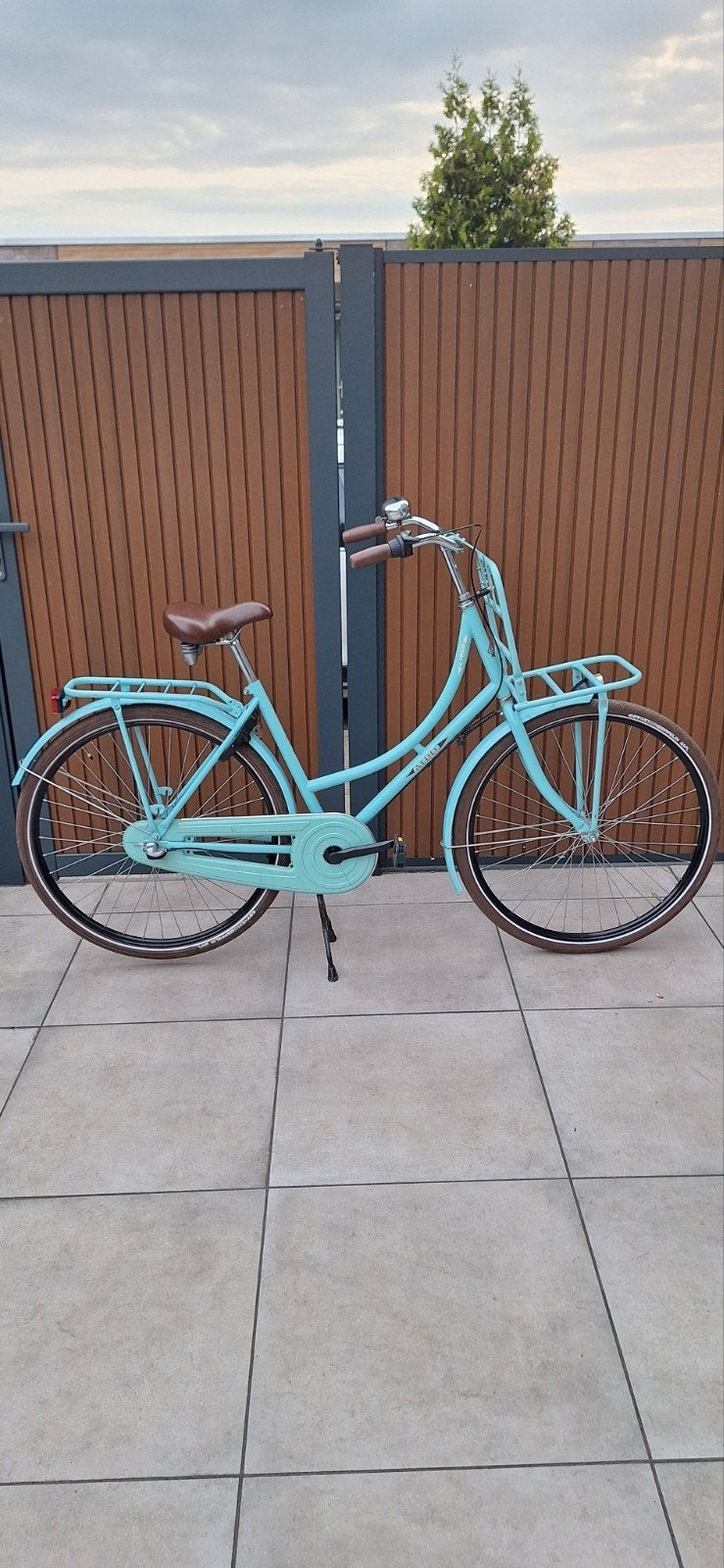 Lichtblauwe Fiets Aldo, Ophalen, Terugtraprem, Gebruikt, Versnellingen