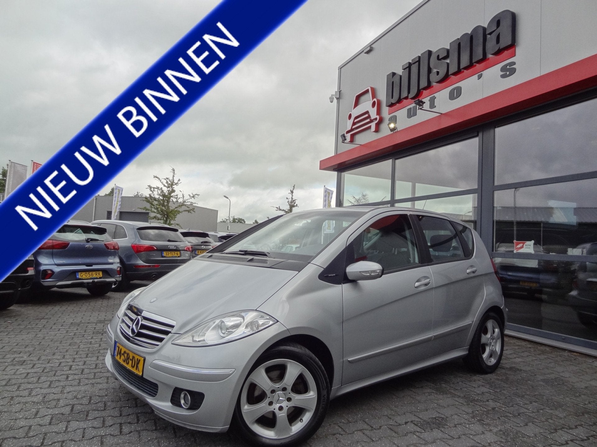 Mercedes-Benz A-Klasse 150 Avantgarde | NL-AUTO | AIRCO | LM, Zwart, 4 cilinders, 400 kg, Leder en Stof