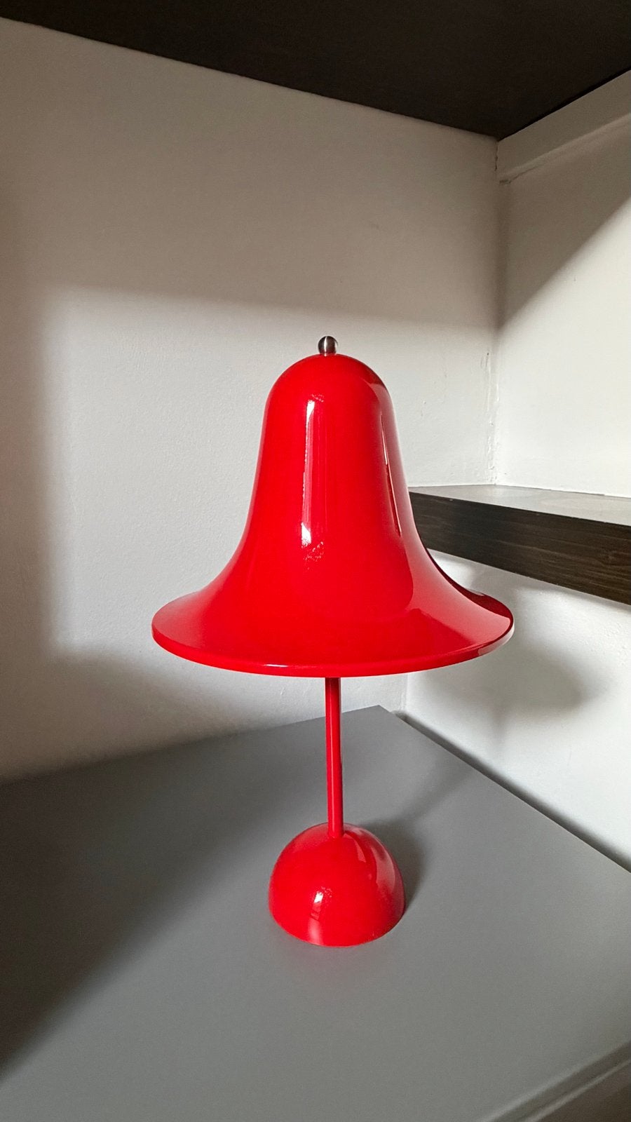 Verpan Panton table lamp, Kunststof, Gebruikt, Paddenstoellamp, 30 cm