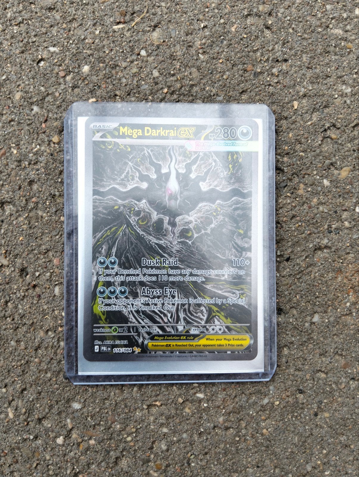 Mega Darkrai EX Pokémon Kaart 116/084, Ophalen of Verzenden