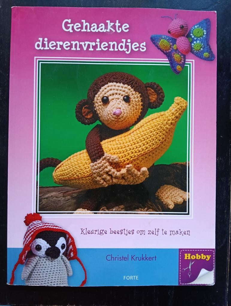 Gehaakte dierenvriendjes - Christel Krukkert, Boeken, Ophalen of Verzenden, Gelezen, Breien en Haken, Christel Krukkert