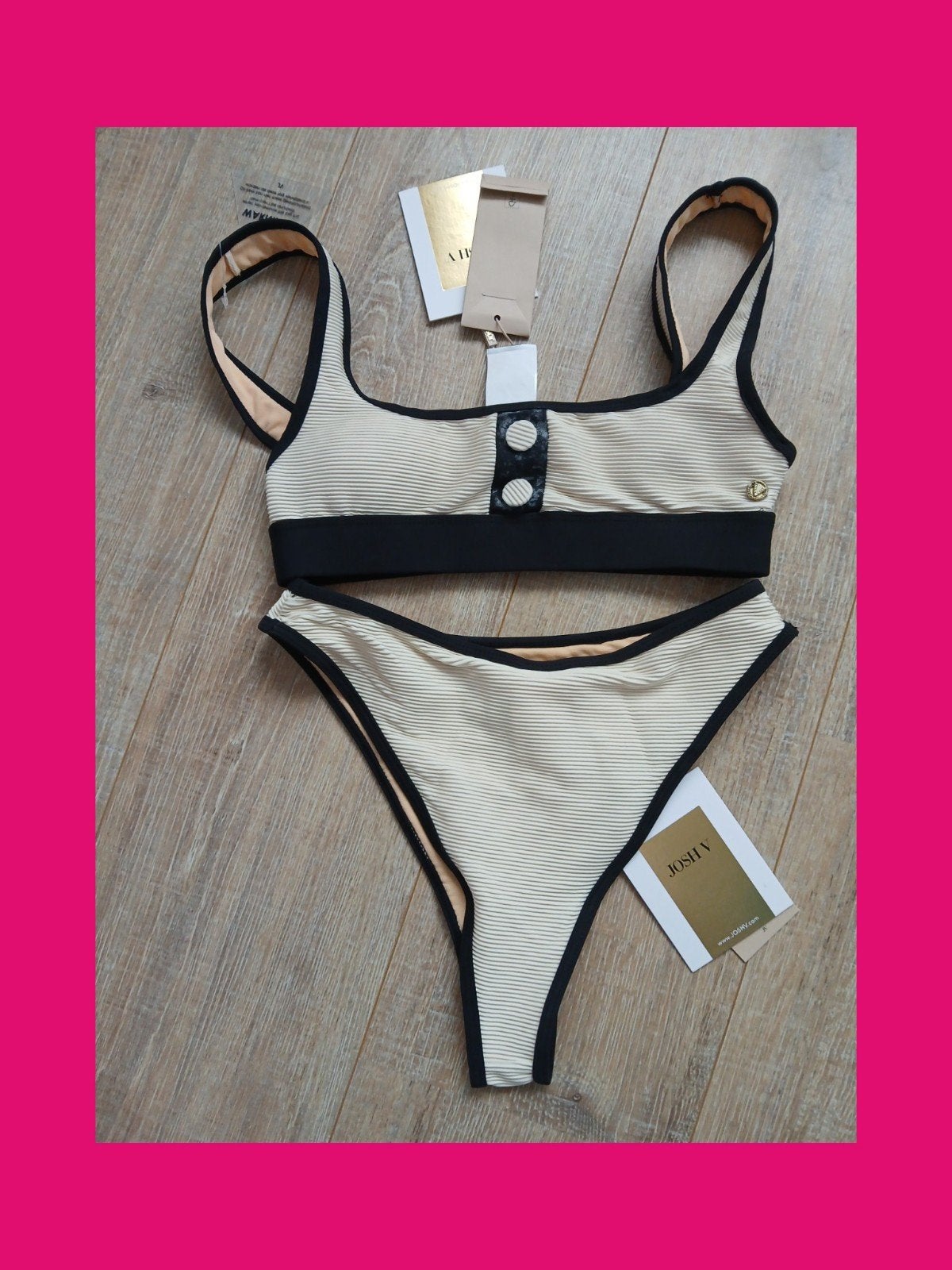 Nieuw Josh V bikini set - stretch mt XXS, Beige, Nieuw, Ophalen of Verzenden, Bikini