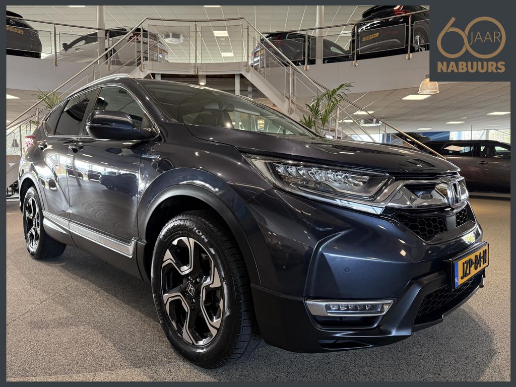 Honda CR-V 2.0 Hybrid AWD Executive, Trekhaak, Camera, Pano,, Auto's, Honda, Automaat, 12 maanden, 4 cilinders, Blauw