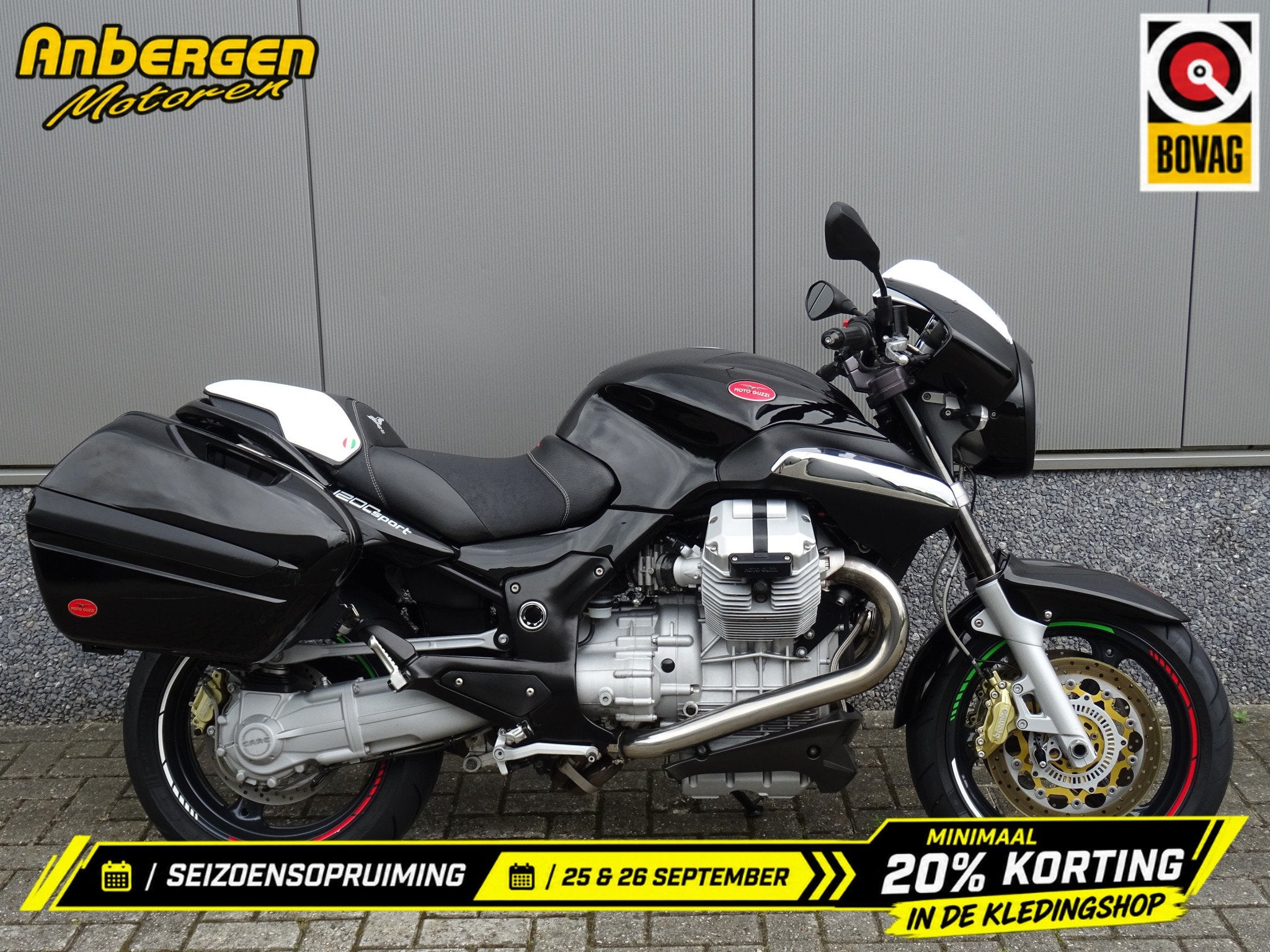 Moto Guzzi SPORT 1200 ABS (bj 2008), Motoren, Sport, 1200 cc, Gebruikt, Bedrijf