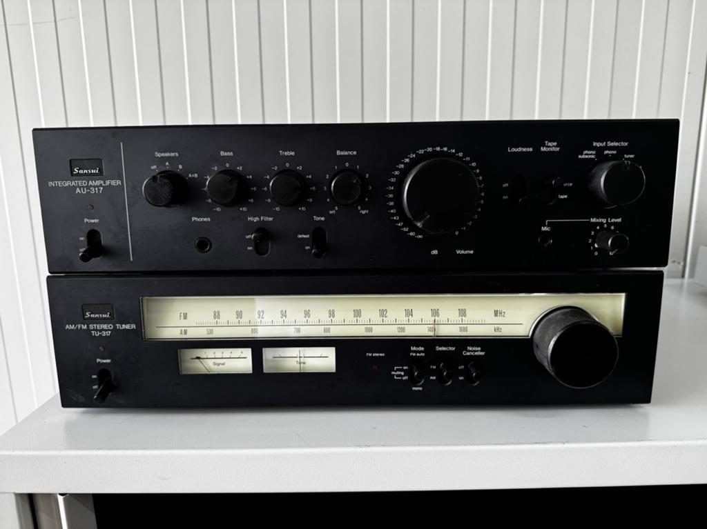 Sansui versterker en tuner, Ophalen, Zo goed als nieuw, Stereo, Overige merken