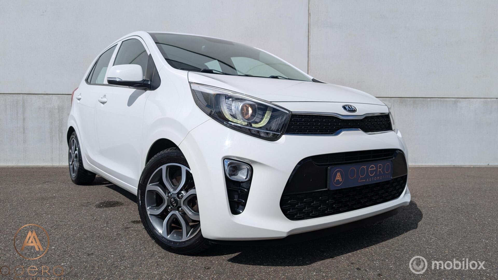 Kia Picanto 1.0 CVVT First Edition, Super Compleet En Mooi!, Voorwielaandrijving, Stof, Gebruikt, Met garantie (alle)