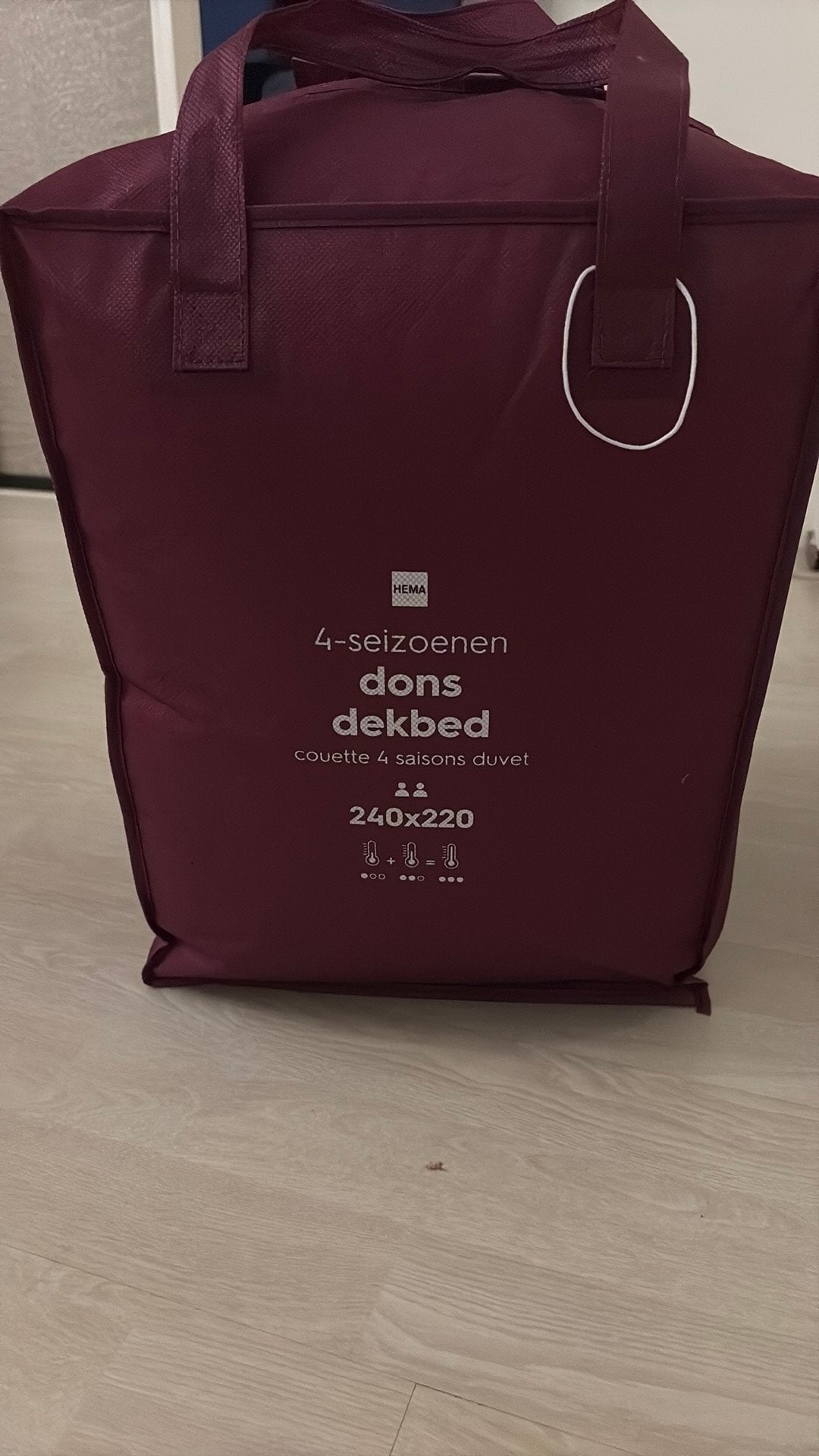 Dons dekbedovertrek, Ophalen of Verzenden, Nieuw, Eenpersoons, Dekbedovertrek