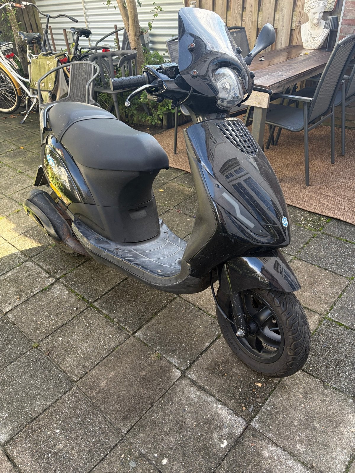 Piaggio Zip 2016 met Skipper 125cc blok opknapper, Ophalen, Tweetakt, Gebruikt, Maximaal 45 km/u