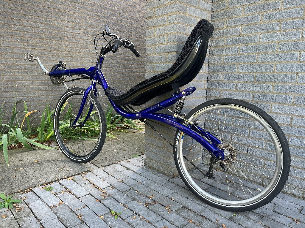 M5 ligfiets te koop, Fietsen en Brommers, Gebruikt, Velgrem, Bovenstuur, Ophalen