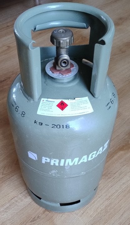 VOLLE Primagaz gasfles 5kg, Ophalen, Zo goed als nieuw