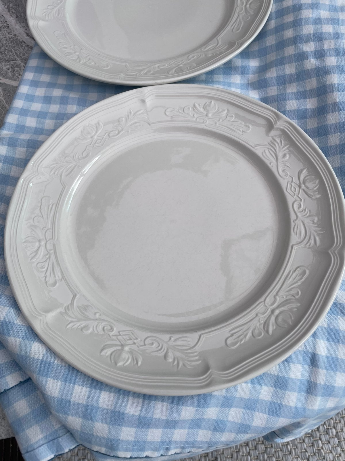 Villeroy en Boch Cortina dinerborden roomwit, Gebruikt, Ophalen of Verzenden, Bord(en), Overige stijlen