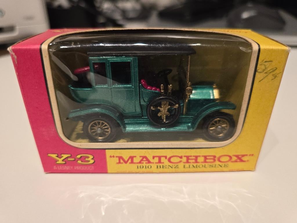 1910 Benz Limousine , Matchbox y-3, Ophalen of Verzenden, Zo goed als nieuw, Auto