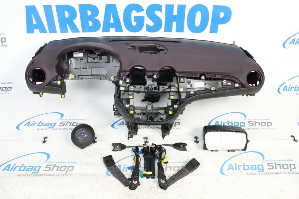 Airbag set - Dashboard paars Opel Adam (2012-heden)