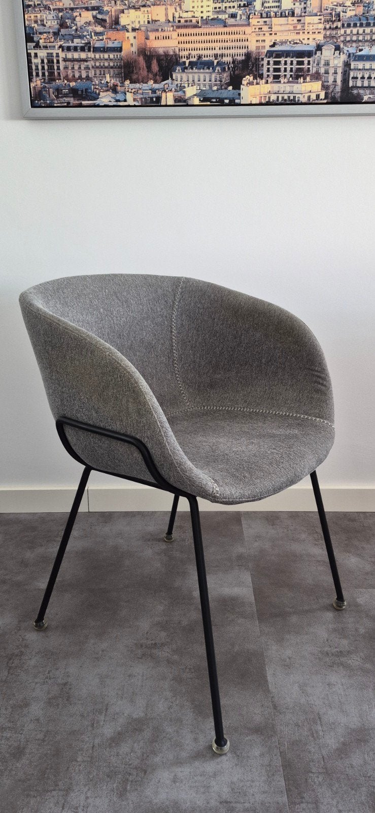 Eetkamerstoel Zuiver Feston, Huis en Inrichting, Stoelen, Ophalen, Gebruikt, Eén, Stof