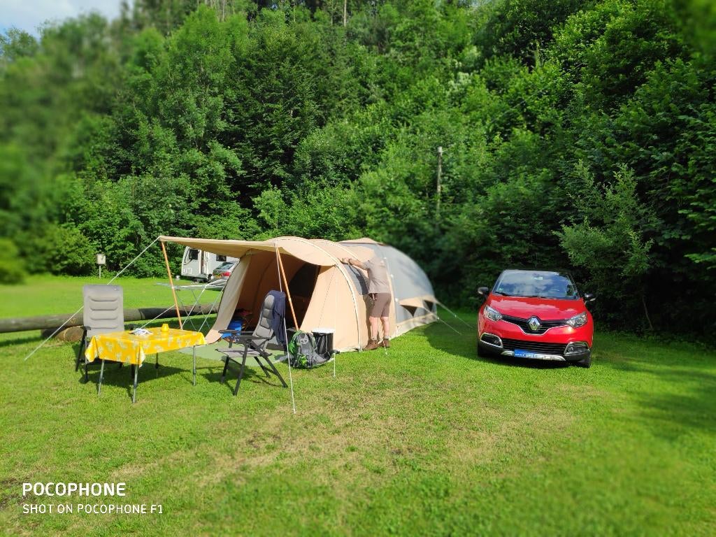 Karsten tent 300 x 300 + CL + VL + AW + RL + kuipzeil, Ophalen, Gebruikt, Tot en met 4