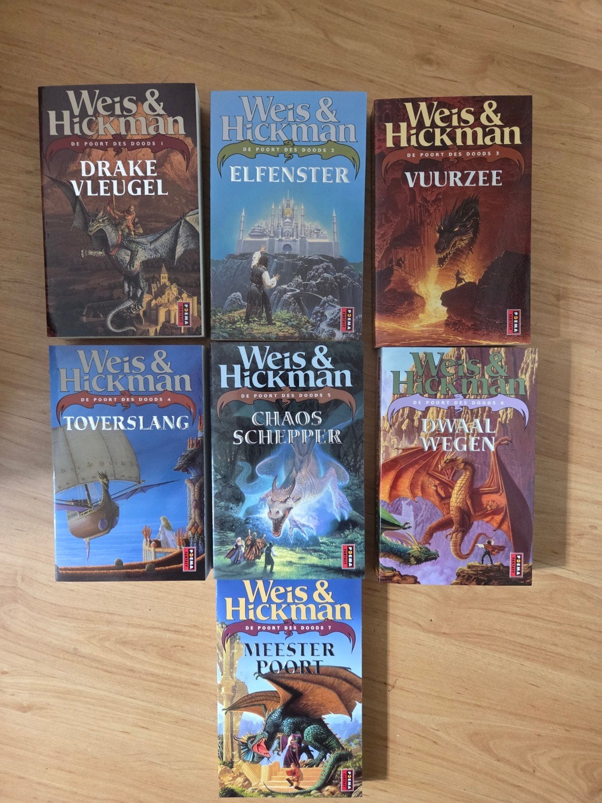 De Poort des Doods - Complete Serie (7 boeken), Ophalen of Verzenden, Gelezen, Margaret Weis & Tracy Hickman