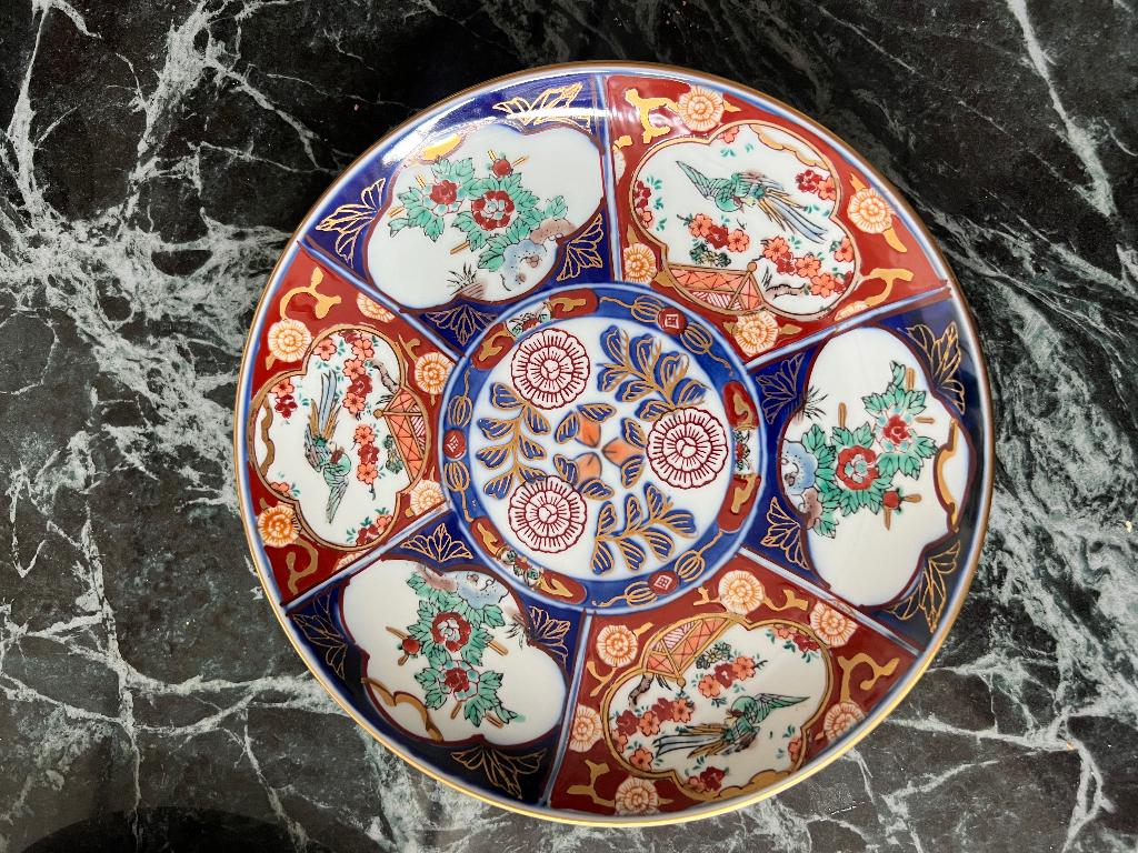 Japans vintage Imari bord, Antiek en Kunst, Ophalen of Verzenden