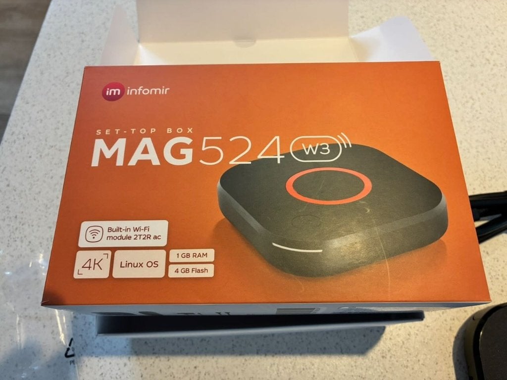 MAG 524 IPTV kastje, Ophalen of Verzenden, Zo goed als nieuw, HDMI, Zonder harde schijf