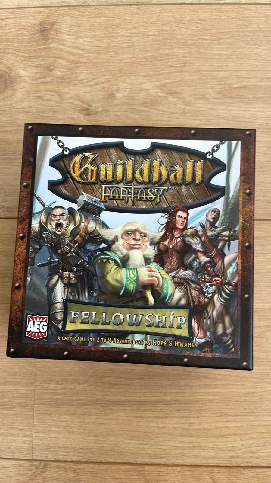 Guildhall Fantasy: Fellowship Kaartspel (AEG), Drie of vier spelers, Ophalen, Zo goed als nieuw