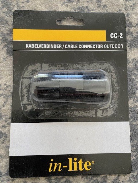 Nieuwe in-lite CC-2 kabelverbinder voor buitenverlichting, Ophalen of Verzenden, Nieuw, Netvoeding, Minder dan 50 watt