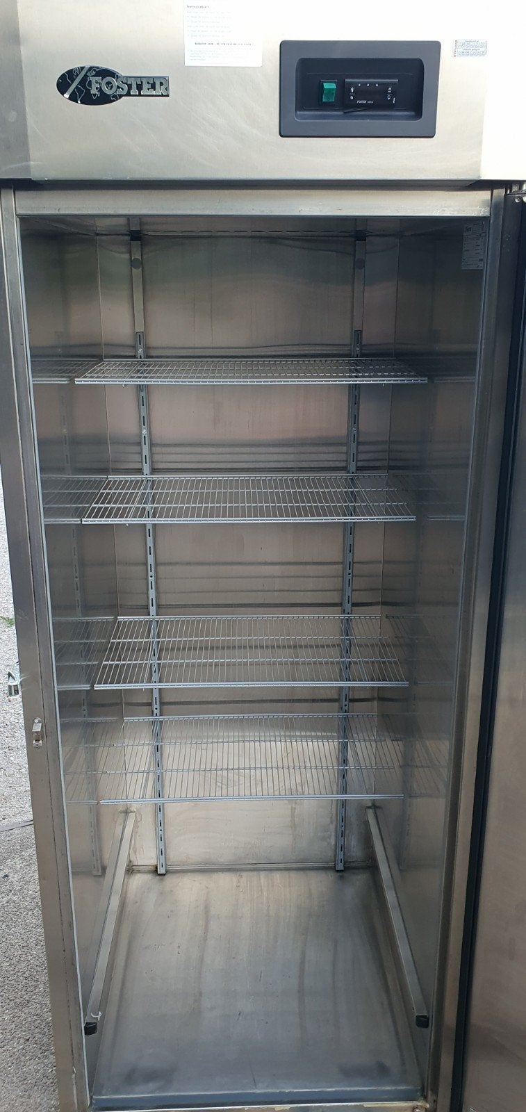Foster GRL1H Professionele Koelkast RVS, Ophalen, 200 liter of meer, 60 cm of meer, 160 cm of meer